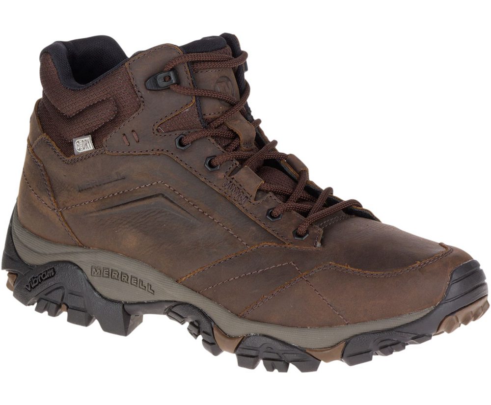 Merrell Støvler Herre - Moab Adventure Mid Waterproof Wide Width - Brune - TCI924563